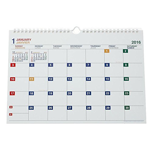 エトランジェディコスタリカ 17年 カレンダー ホワイト Clm 01 文具百貨