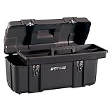 Waterloo PP-2009BK Portable Series Plastic Tool Box with Tote, 20-Inch, Black [並行輸入品]