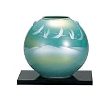 マルサン宮本 九谷焼 花器 7号花瓶 鶴連山 AP3-1043