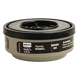 North by Honeywell N75001L Gas and Vapor Cartridges, Cartridge/Filter, Organic Vapor, 1 x 0.380 by H