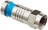 Platinum Tools 18001 F RG6Q Compression Nickel Plated 100-Pack [並行輸入品]