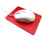 すべすべマウスパッド 極小タイプ 140 × 100 mm 厚み2mm 赤 裏面スポンジ