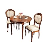 ヴェローナ クラシック ダイニング3点セット (テーブル幅90cm+チェア2脚) [■] 組立設置付き