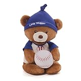 Gund Baby Teddy Bear and Rattle, Little Slugger Baseball [並行輸入品]