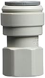 John Guest PI4516C5S Female Connector, 1/2 OD x 1/2, 16UNS (Pack of 10) by John Guest
