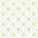 Brewster 347 – 20136 Marina Blue Modern Geometric壁紙、 347-20136 1