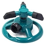 Yiteng　スプリンクラー　3方向　回転タイプ　360度回転　散水範囲4Ｍ～5Ｍ　灌漑　花壇　芝生　ガーデン　植物