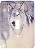 3drose LSP _ 83899 _ 1 Timber Wolf、Canis Lupus na02 dno0319 David Northcott Single切り替えスイッチ
