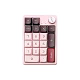 KZZIK20 ナンバーパッド 数字 テンキーパッド プログラミング マクロ ノブ 無線 機械式 キーパッド 20キー[並行輸入品] (パープル/Purple)