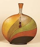 Deco 79 Polystone Vase, 20 by 17-Inch [並行輸入品]