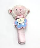 Aurora Baby 6 " Jesus Loves Me Lamb Rattleピンクfor Girls