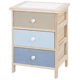 不二貿易 マルチボックス 3段 サマルカ 幅40cm カラフル 50292