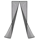 JERRYBOX Premium Magnetic Screen Door - 36" × 83" Fits 34" × 82" Door - Premium Mesh Screen Curtain 