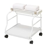 2Way フットカート ホワイト [ フットカート フットバスワゴン ペディキュア フットケア ネイルテーブル ネイルワゴン ]
