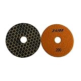 Baoblaze 全7サイズ ダイヤモンド 研磨パッド 100mm 乾式 大理石 花崗岩用 研削カッター サンディングディスク - 200＃