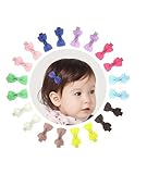 ヘアクリップ 　ベビーヘアクリップ　ヘアアクセサリー カラフル 20点セット ヘアピン　前髪クリップ　髪留め　髪飾り　 可愛い　キュート 王冠　シンプルリボン　ベビー 　お宮参り　誕生日飾り　プレゼン