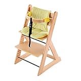 ベビーチェア用 クッション 丸洗い可能 椅子用 ふかふか チェアシート ベビー用品 チェア用 座布団 イエロー