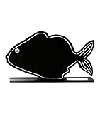 Sea Life Sea Creature Embellished Standing 12-inch Chalkboard (Fish) [並行輸入品]