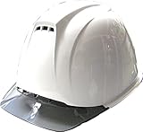 エアライトシリーズ ヘルメット タニザワ 1830-JZ-V2-W1（バイザー色：透明グレー／帽体色：白）