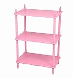 Frenchi Home Furnishing Kid's 3-Tier Shelves, Pink [並行輸入品]