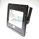 【玄人向け】IP65防雨形LED投光器（100Wタイプ） AC100-200V対応【薄型】(1個)