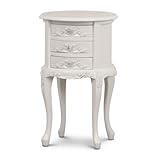 【送料無料】ヨーロピアンテイスト家具 コモ ラウンドチェスト3段 ≪完成品！≫※【メーカー直送品】【代引/同梱/返品不可】【個別送料計算】【28576 92173】