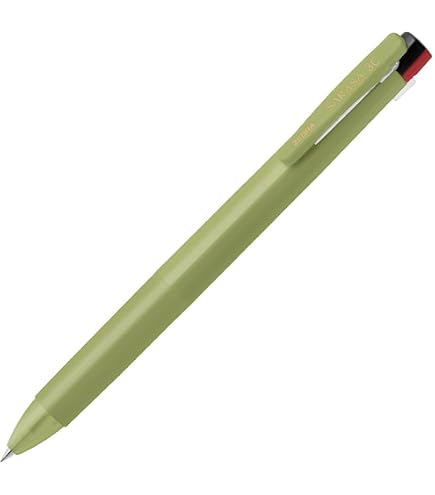 Amazon | ゼブラ 3色ボールペン サラサクリップ3C 0.4mm モスグリーン