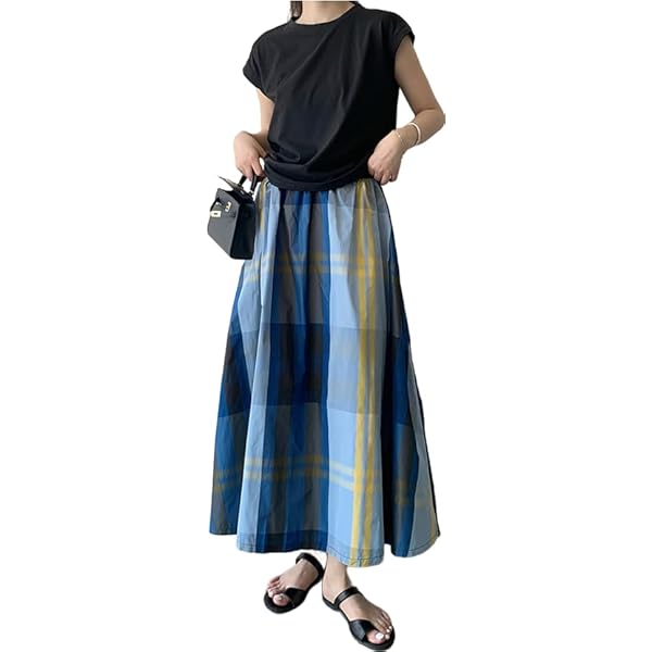Amazon.co.jp: [antiqua] アンティカ フレアスカート レディース