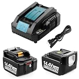 Ehomtikk 互換 マキタ14.4Vバッテリー DC18RC充電器セット BL1460B BL1415 BL1430 BL1440 BL1450 BL1460 BL1430B など対応 マキタ14.4V/18V充電器 DC18RC BL1460バッテリー