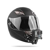顎マウント GoPro用 アクセサリー オートバイヘルメット用下顎ストラップマウント SJCAM Gopro hero 1/2/3/3+/4/5,session/6/7/8/9/10 などに対応 Vlog撮影必要