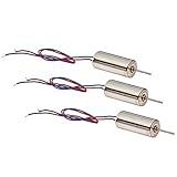 SODIAL(R) 3 x DC 3V 20000-40000RPM 7x16mm電動おもちゃDIYコアレスミニモーター