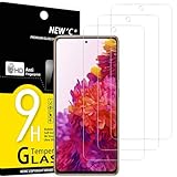 NEW'C 3枚 ガラスフィルム Samsung Galaxy S20 FE / S20 FE 5G に対応 強化ガラス液晶保護フィルム 浮きなし、超耐久9H硬度、気泡なし