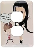 3drose LLC lsp _ 127720 _ 6 Kim Kardashian And Justin Bieber日付2プラグコンセントカバー