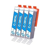BCI-381XL BCI-380XL 互換インク キヤノン(canon)用 BCI-381XL/380XL BCI-381XLC シアン 4個 対応機種:PIXUS TS6130 TS6230 TS6330 TS7430 TS7330 TR7530 TR8530 TR8630 TR9530 TR703 TS8130 TS8230 TS8330 TS8430 【残量表示対応/個包装/大容量】