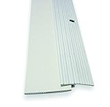 WJ Dennis & Company 940 Wアルミ&強化ゴム製ドアスイープ、2インチx 36インチ、ゴム、ホワイト