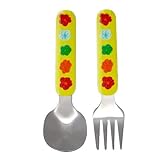 Jumping Beans 2-pc。フローラルFlatware Set
