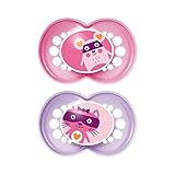 Mam元12+ヶ月のおしゃぶり、1パックピンク2 (MAM UK LTD) - MAM Original 12+ Months Soother, Pink 2 per pack [並行輸入品]
