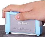 Twaxl ギターサドルとナットサンダーポリッシング研磨キットブリッジピンプラー付きギター修理ツールストリングレンチギタープラー