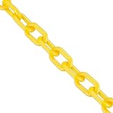 ハイロジック プラスチックチェーン F#4 黄色 40m ドラム巻売り