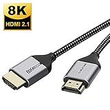 CABLETIME HDMI ケーブル 8K HDMI2.1ケーブル 2M 48Gbps 32AWG銅導体 8K/60Hz 4K/120Hz