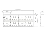 新協和 BL集合郵便受箱 SA型 型式SA-8BL SK-108SBL