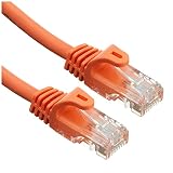 StarTech.com カテゴリー5e LANケーブル 1m オレンジ RJ45コネクタ(ツメ折れ防止カバー付き) イーサネット対応Cat5e UTPケーブル 45PAT1MOR