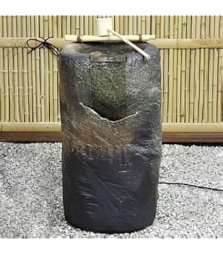 Amazon.co.jp: 信楽焼 つくばい泉水 湧き水つくばい 電動つくばい