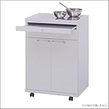 コンパクトキッチンカウンター ホワイトウッド柄 WW-23