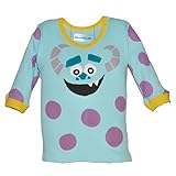ディズニー【Disney】 モンスターズ プリント長袖丸首Ｔシャツ (70ｃｍ, サリー（80）)