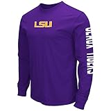 COLOSSEUM MENS LSU TIGERS VIPER L/S TEE (SMALL) [並行輸入品]