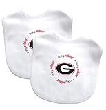 Baby Fanatic Team Color Bibs, University of Georgia, 2-Count by Baby Fanatic [並行輸入品]