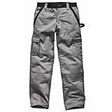 (ディッキーズ) Dickies メンズ インダストリー300 ツートーン ワークトラウザーズ 作業服ボトムス 作業着ズボン 作業用パンツ 男性用 (38L) (グレー/ブラック)