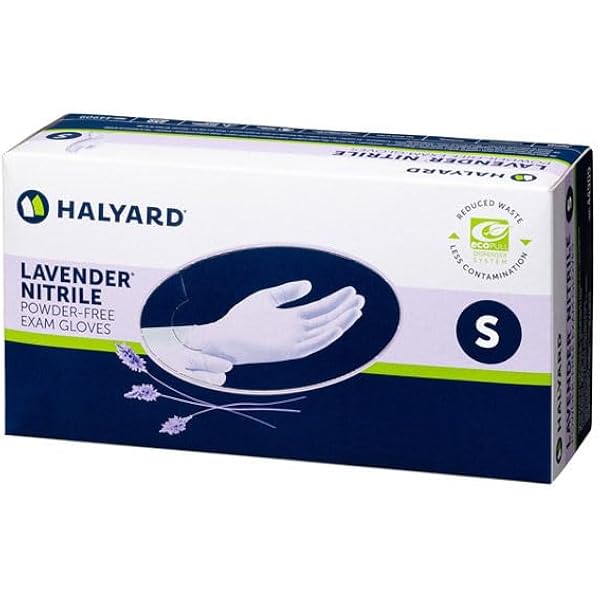 Amazon.co.jp: [Ay+] ハリヤード HALYARD ラベンダー ニトリルグローブ