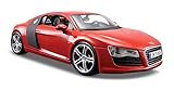 Maisto 1:24 Scale Red Audi R8 Diecast Vehicle [並行輸入品]